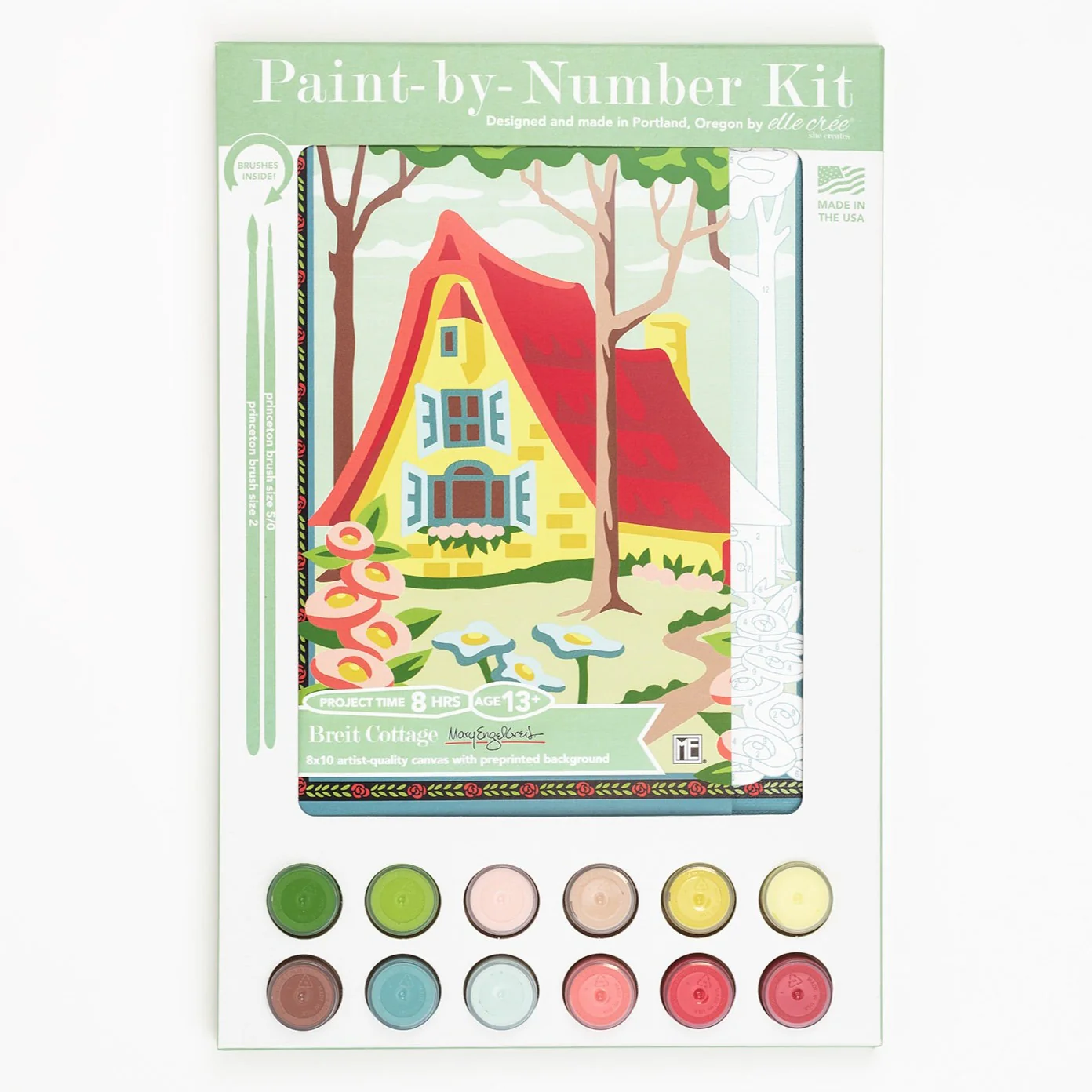 Breit Cottage Paint-by-Number Kit - Image 6