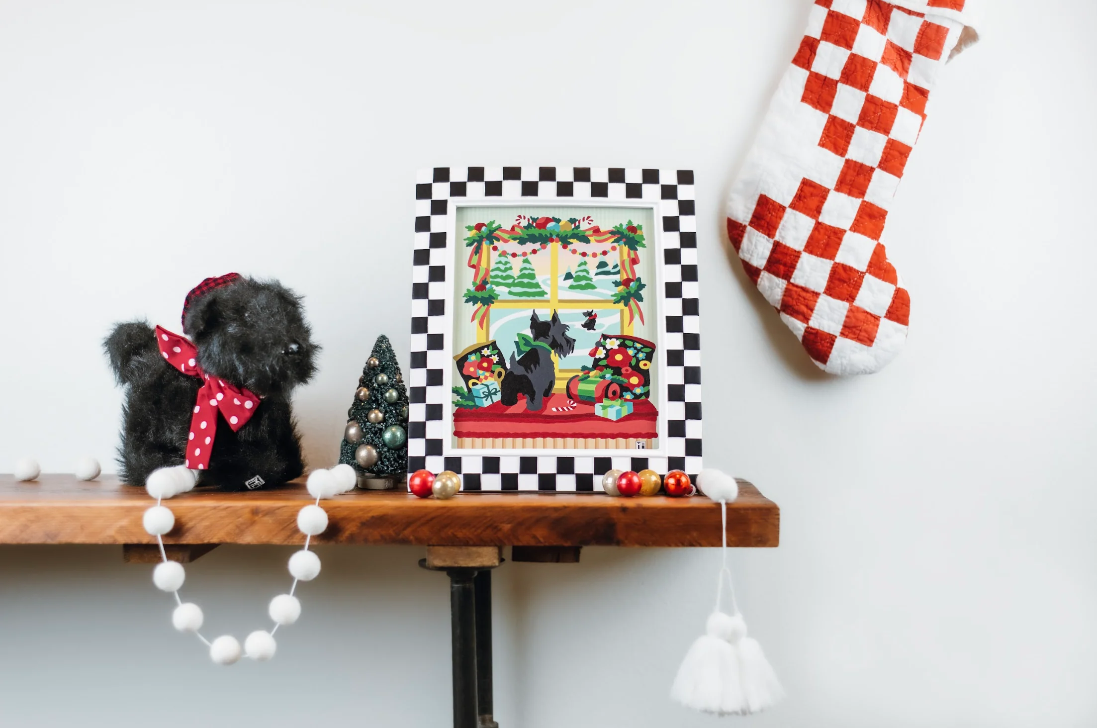 Happy Paw-lidays Paint-by-Number Kit - Image 3